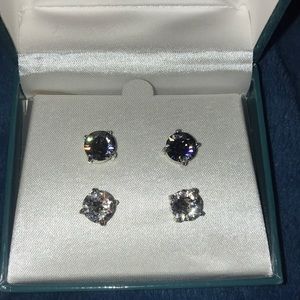 Fine silver plates earrings